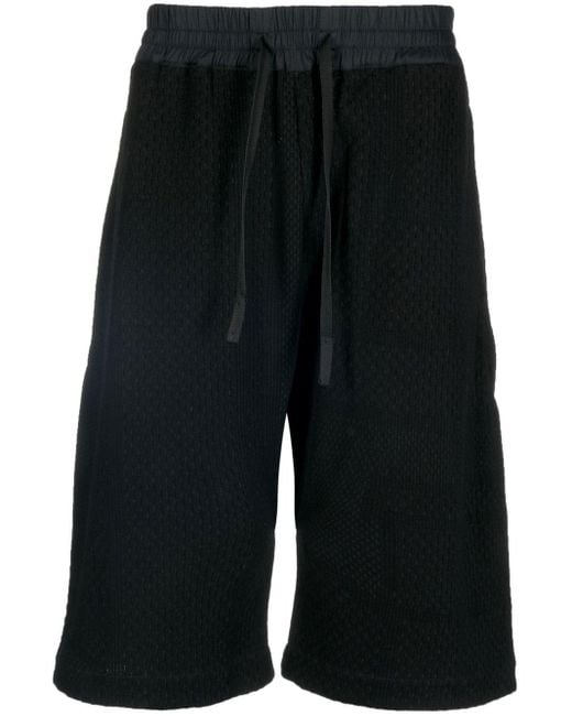 BYBORRE Drop-crotch Bermuda Shorts in Black for Men | Lyst