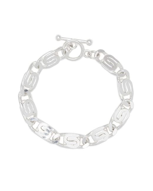 Louis Abel White Vortex Thick Bracelet for men