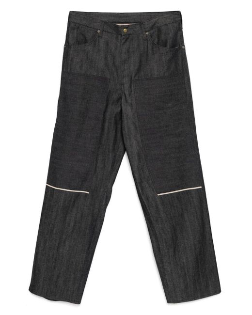 Visvim Gray Carpenter Straight-Leg Jeans for men