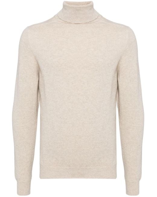 Fedeli White Derby Jumper for men