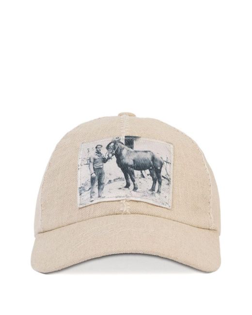 Jacquemus Natural Casquette Paysan À Détail De Patch for men