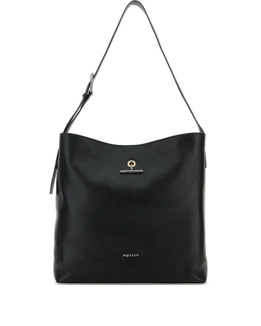 Alexander McQueen Black Pendant Shoulder Bag for men