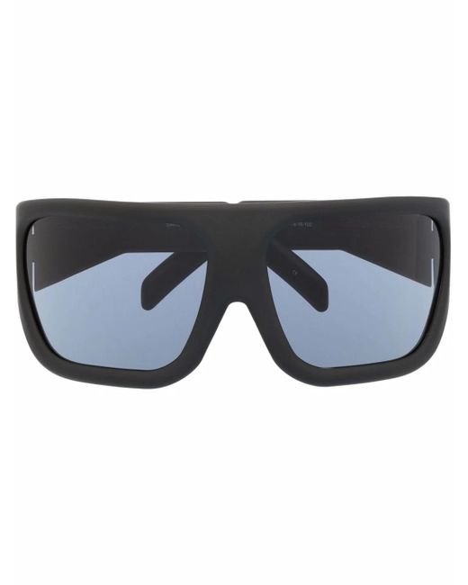 Rick Owens Blue Davis Oversized Sunglasses for men