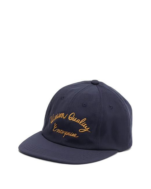 Visvim Blue Embroidered Wool Cap for men