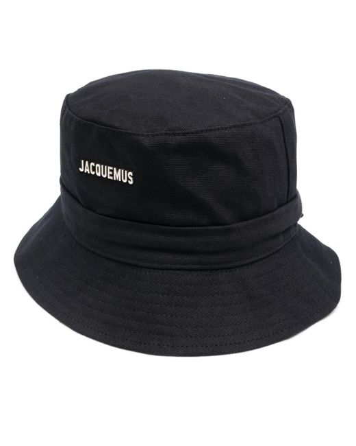 Jacquemus Black Le Bob Gadjo Bucket Hat for men