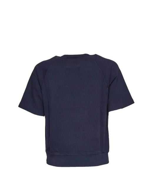 C P Company Blue Printed T-Shirt for men