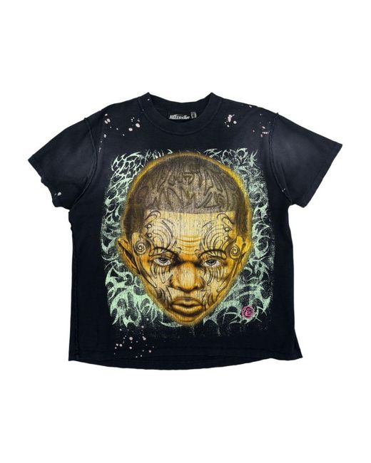 HELLSTAR Blue New Testament T-Shirt for men