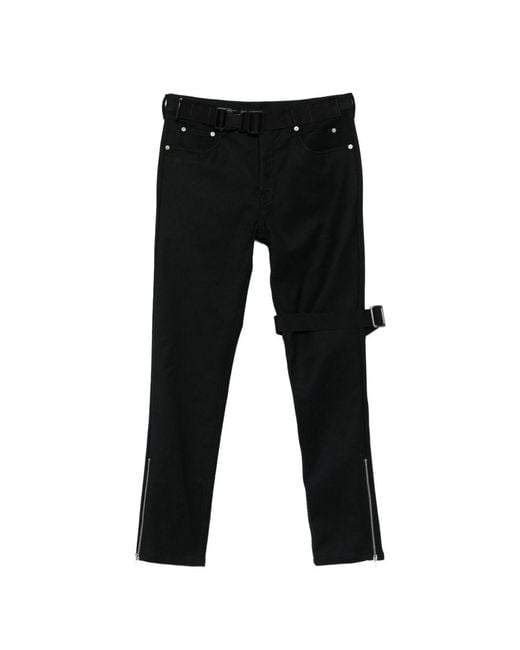 Rick Owens Black Blixa Belted Jeans for men