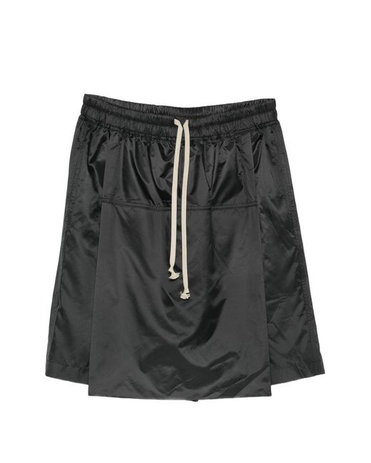 Moncler Black X Rick Owens Drawstring Pocket Skort for men