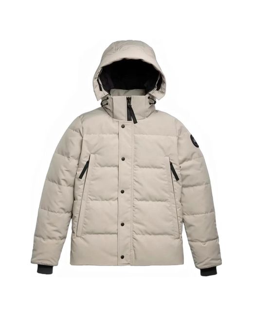 Canada Goose Natural Wyndham Quilted Hooded Down Jacket for men