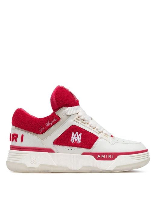 Amiri Pink Varsity Ma-1 Sneakers for men