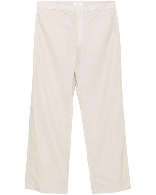 Rier Natural Waxed Poplin Trousers for men