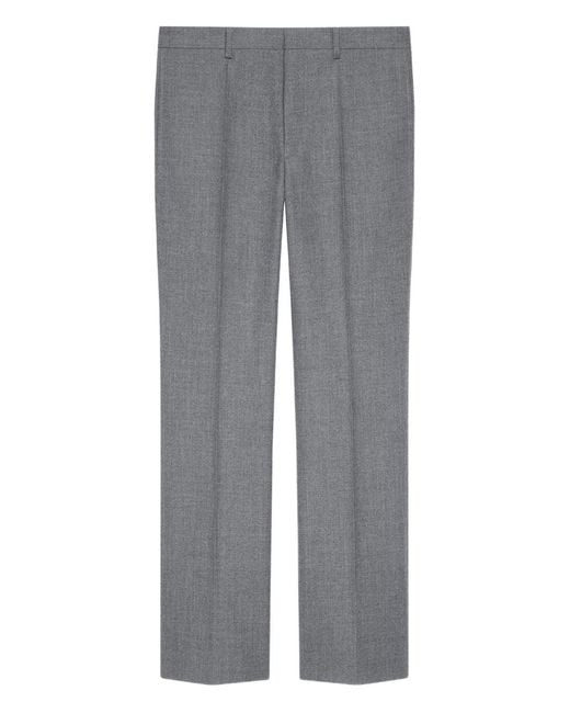 Givenchy Gray Wool Trousers for men