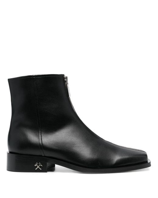 GmbH Black Adem Ankle Leather Boots for men