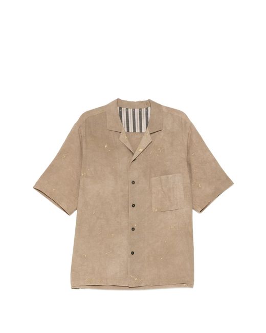 Ziggy Chen Natural Chest-Pocket Shirt for men