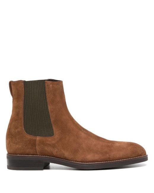 Paul Smith Brown 35mm Suede Boots for men