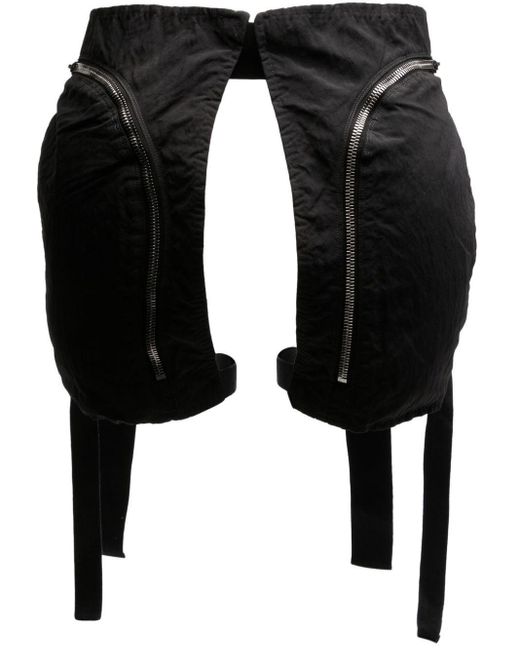 Nicolas Andreas Taralis Black Pouch-pocket Belt Bag for men
