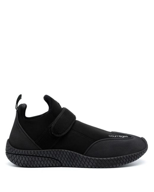 Courreges Black Scuba Wave 01 Sneakers for men