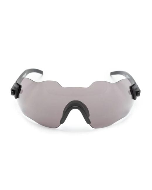 Kuboraum Gray Mask E50 Rimless Sunglasses for men