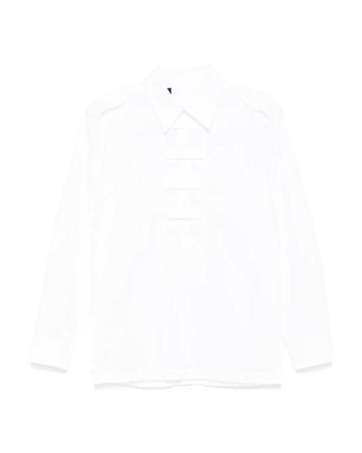 OLLY SHINDER White Tie Cage Shirt for men