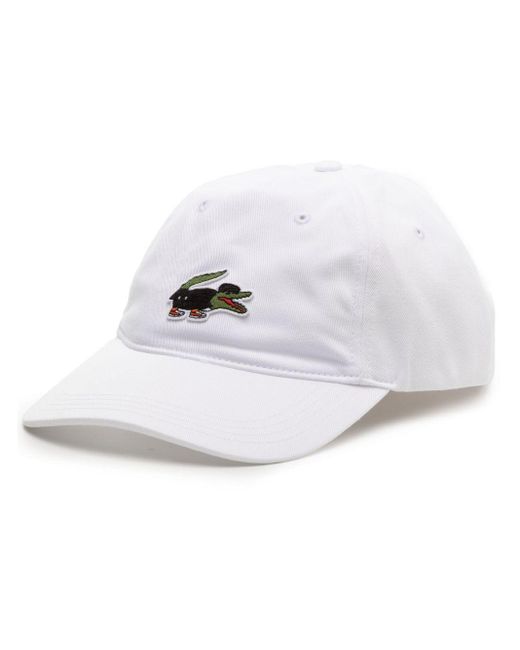 Lacoste White Logo-patch Baseball Cap for men