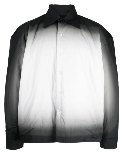 Liberal Youth Ministry Black Ombré-effect Cotton Shirt Jacket for men