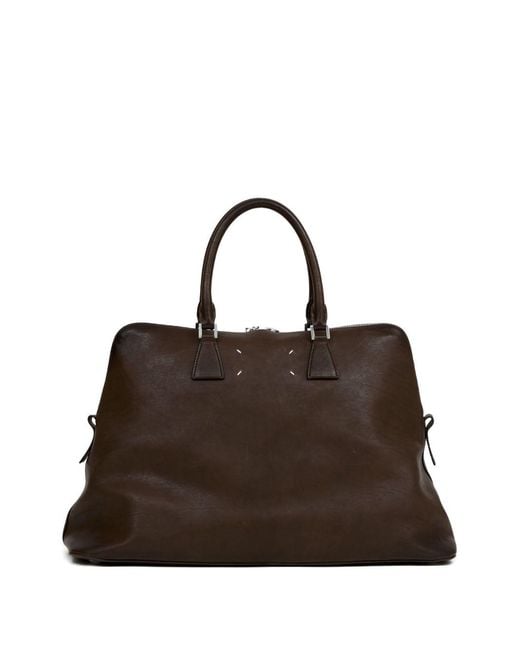 Maison Margiela Brown Large Tote Bag for men