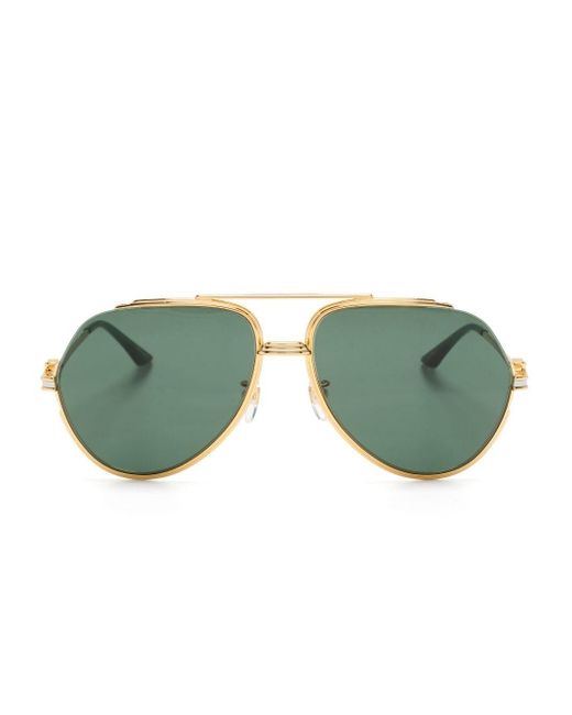 Casablancabrand Green Albán Pilot-Frame Sunglasses for men