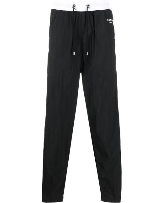 balmain Side Snap button Track Trousers