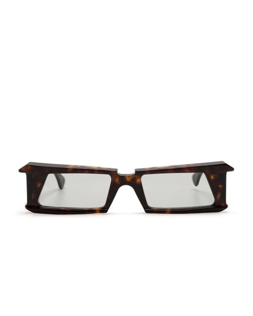 Kuboraum Multicolor Tortoiseshell Sculpted-Frame Sunglasses for men