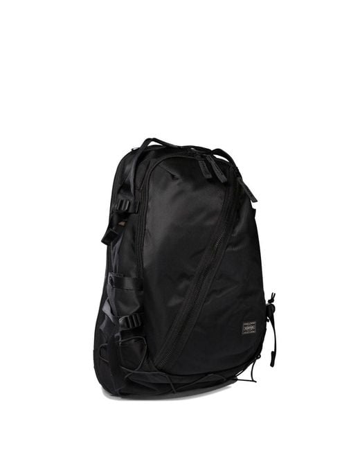 Porter-Yoshida and Co Black Zip-Fastening Backpack for men