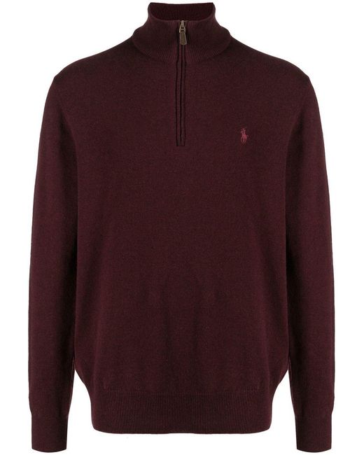 Polo Ralph Lauren Purple Polo Pony Jumper for men