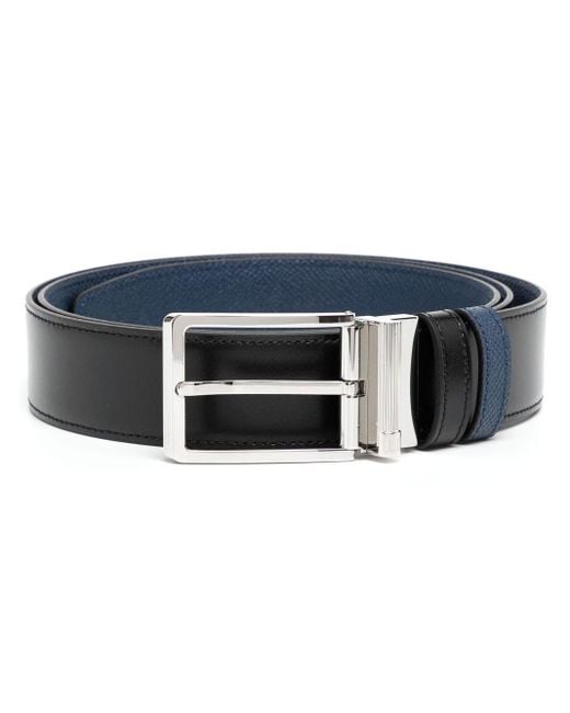 Dunhill Blue Buckle Fastening Leather Belt for men