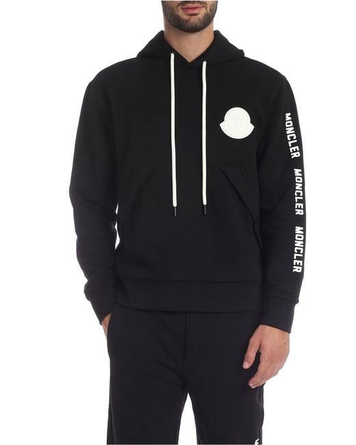 Moncler big badge hoodie sale