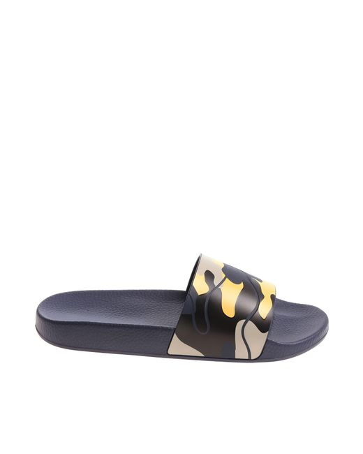 valentino camo sliders