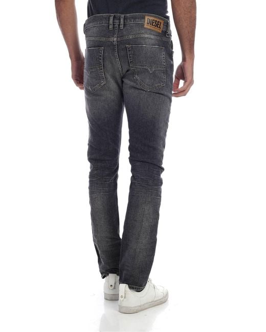 DIESEL Denim Tepphar X Jeans In Grey Color in Gray for Men - Lyst
