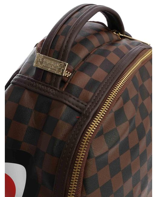 sprayground mens leather backpack