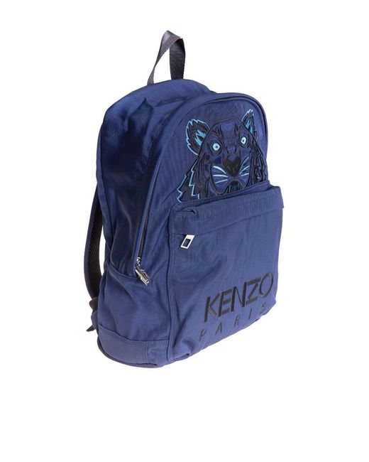 kenzo large tiger canvas backpack