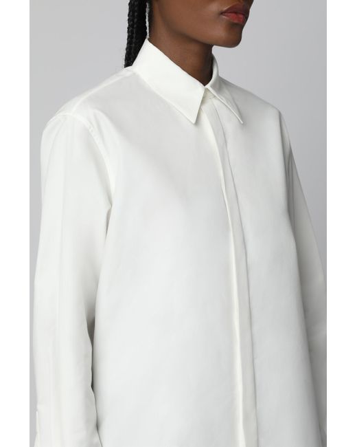 Camicia in cotone di Saint Laurent in White