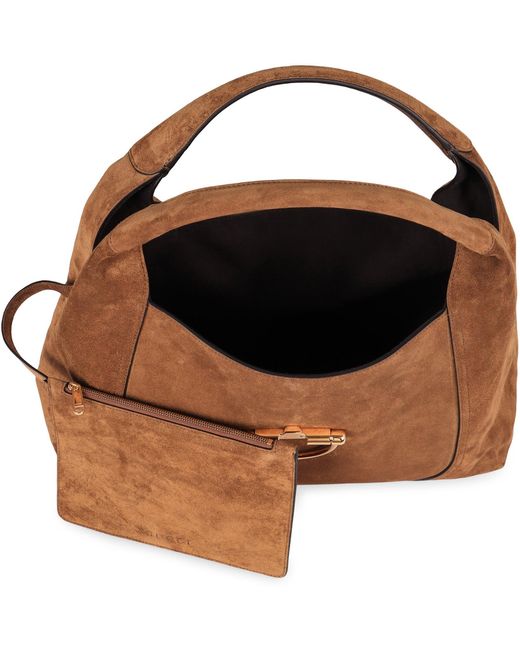 Gucci Brown Softbit Maxi Shoulder Bag