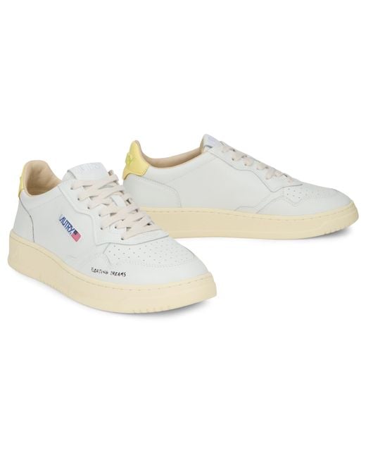 Autry White Sneaker Low-Top Medalist for men