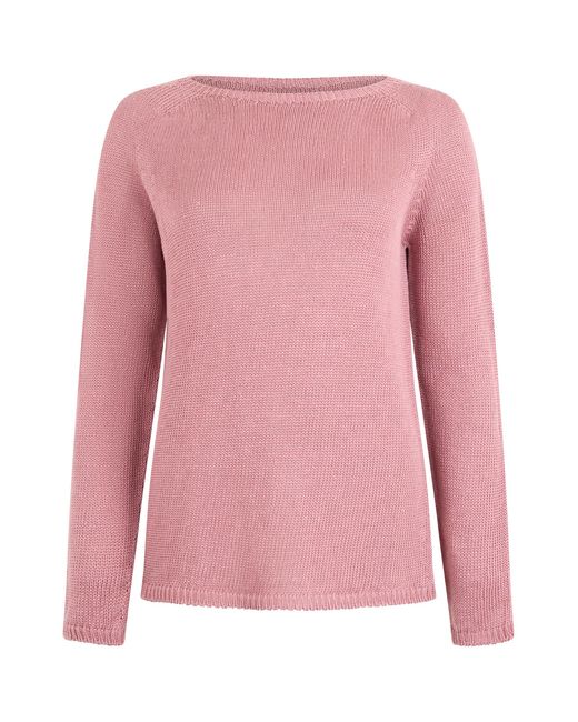 Max Mara Pink Linen Sweater