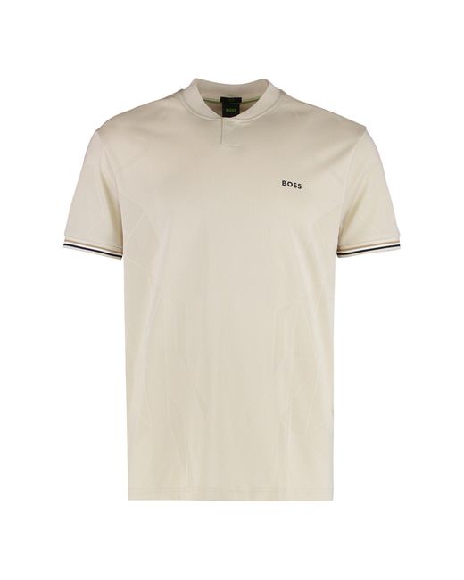 Boss Natural Technical Fabric T-Shirt for men
