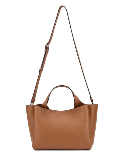 Tod's Brown Leather Tote Handbag, 29 Cm