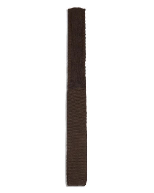 Boss Brown Linen Tie for men