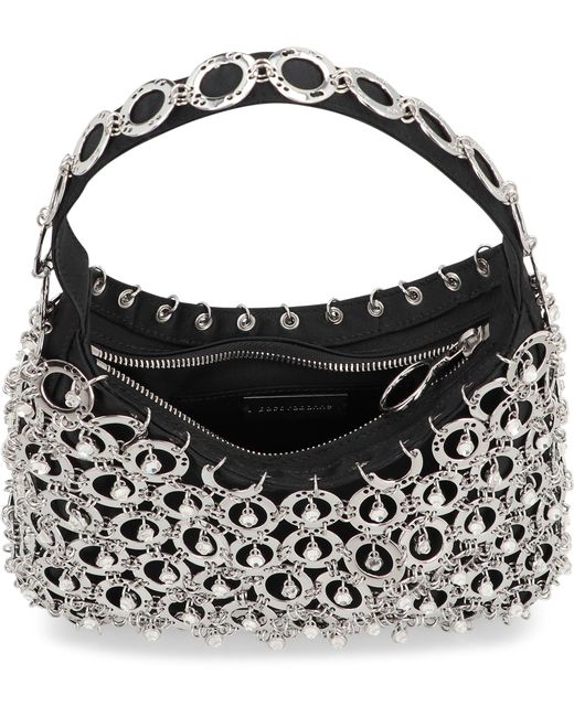 Borsa a spalla Sphere di Rabanne in Black