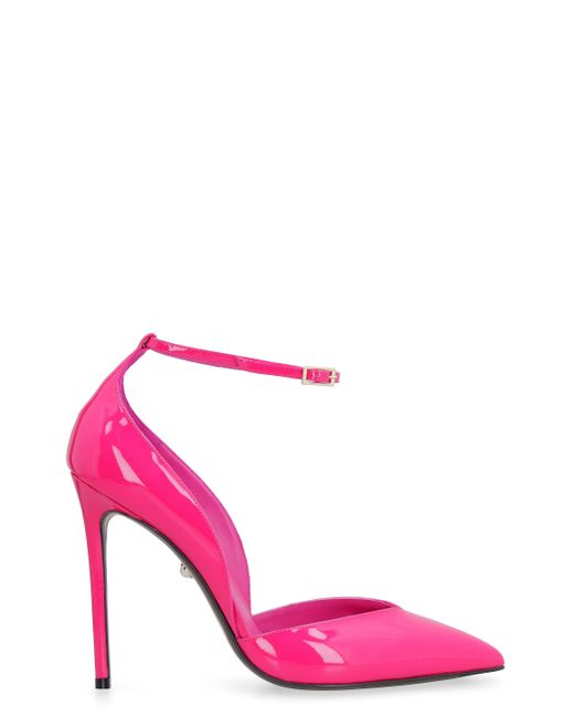 ALEVI Pink Camilla Patent Leather Pointy-toe Pumps