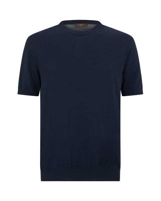 Slowear Blue Short-Sleeve T-Shirt for men