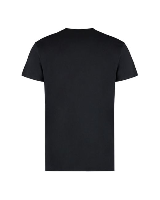 Versace Black Cotton T-shirt Bi-pack for men