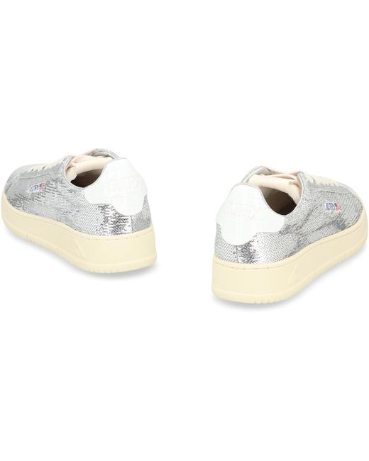 Autry White Sneakers Low-Top Dallas